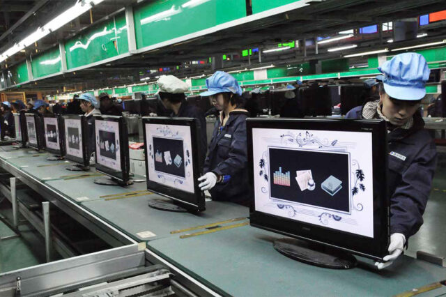 El cambio en el patrón manufacturero de China