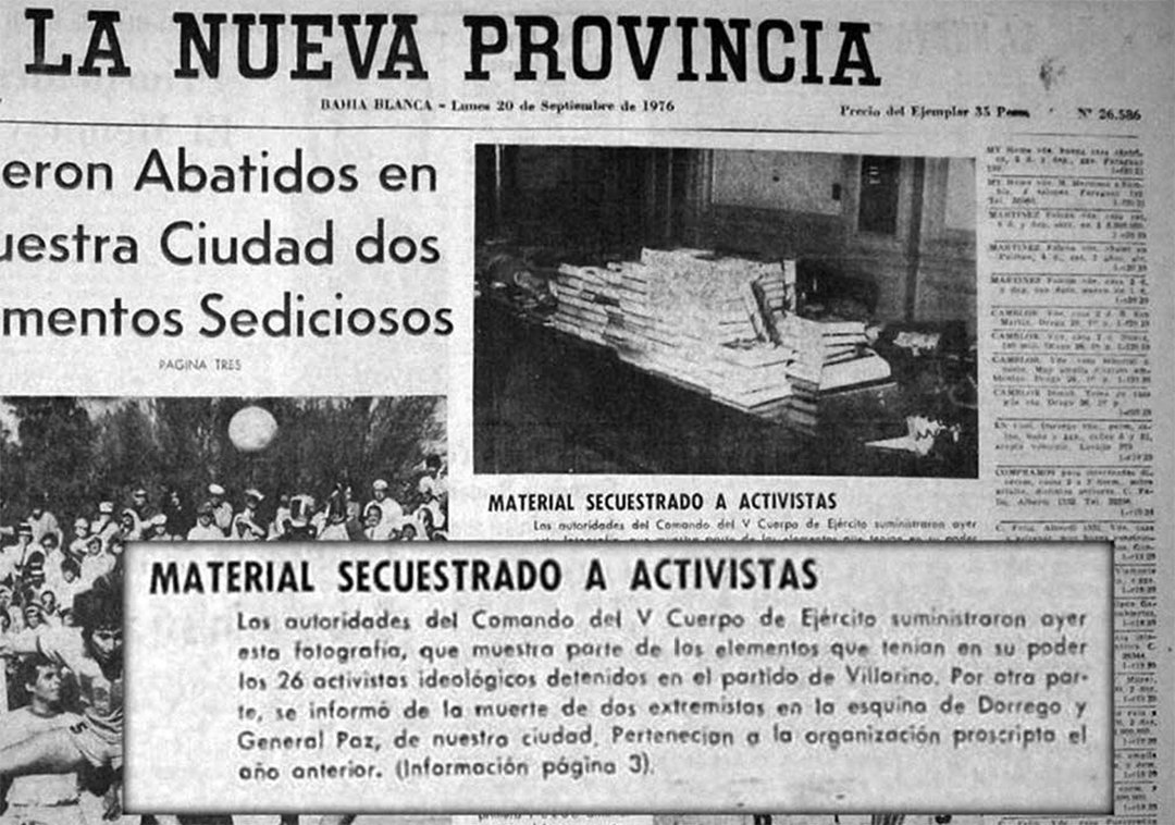 Libertad de expresión y terrorismo de Estado: el caso “La Nueva Provincia”