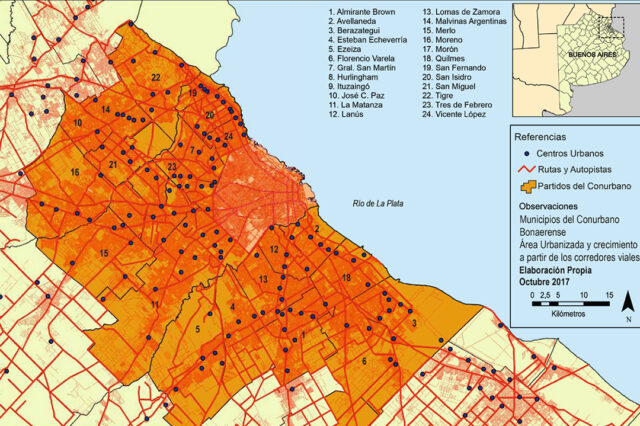 Las dimensiones municipales del conurbano