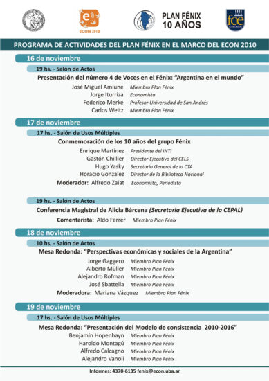 2010 Programa Fénix - ECON