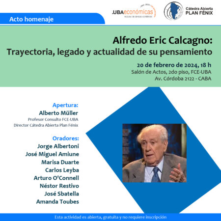 Acto homenaje Calcagno