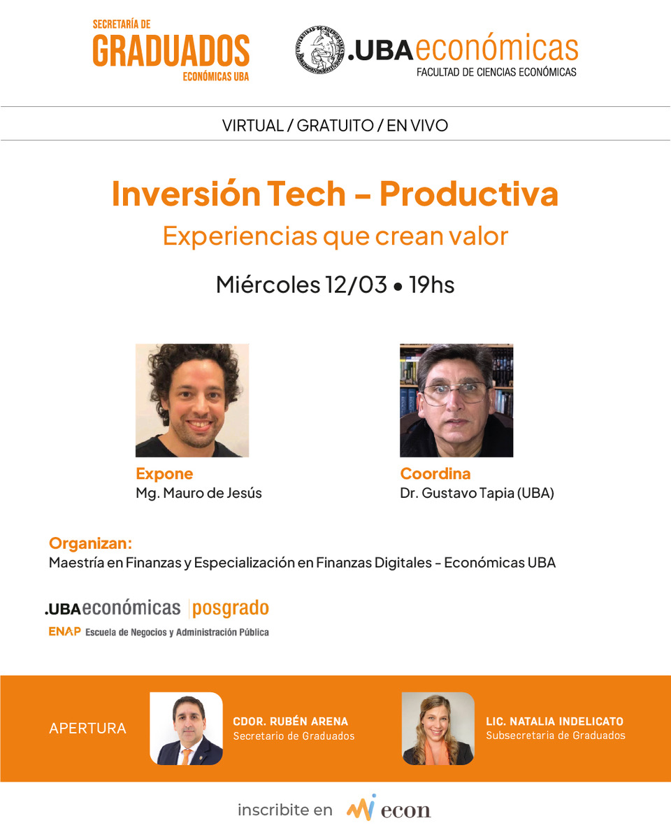 Inversión Tech – Productiva Experiencias que crean valor