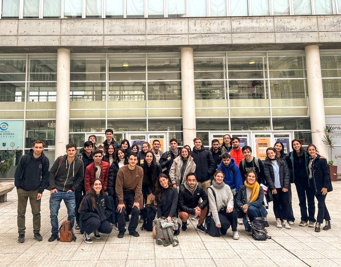 Reunión con estudiantes de intercambio