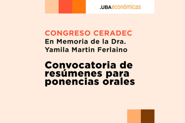 Convocatoria de resúmenes