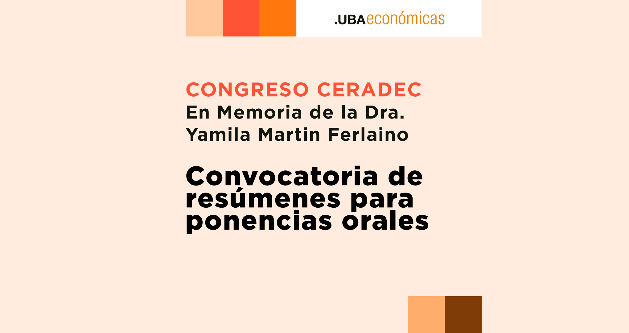Convocatoria de resúmenes